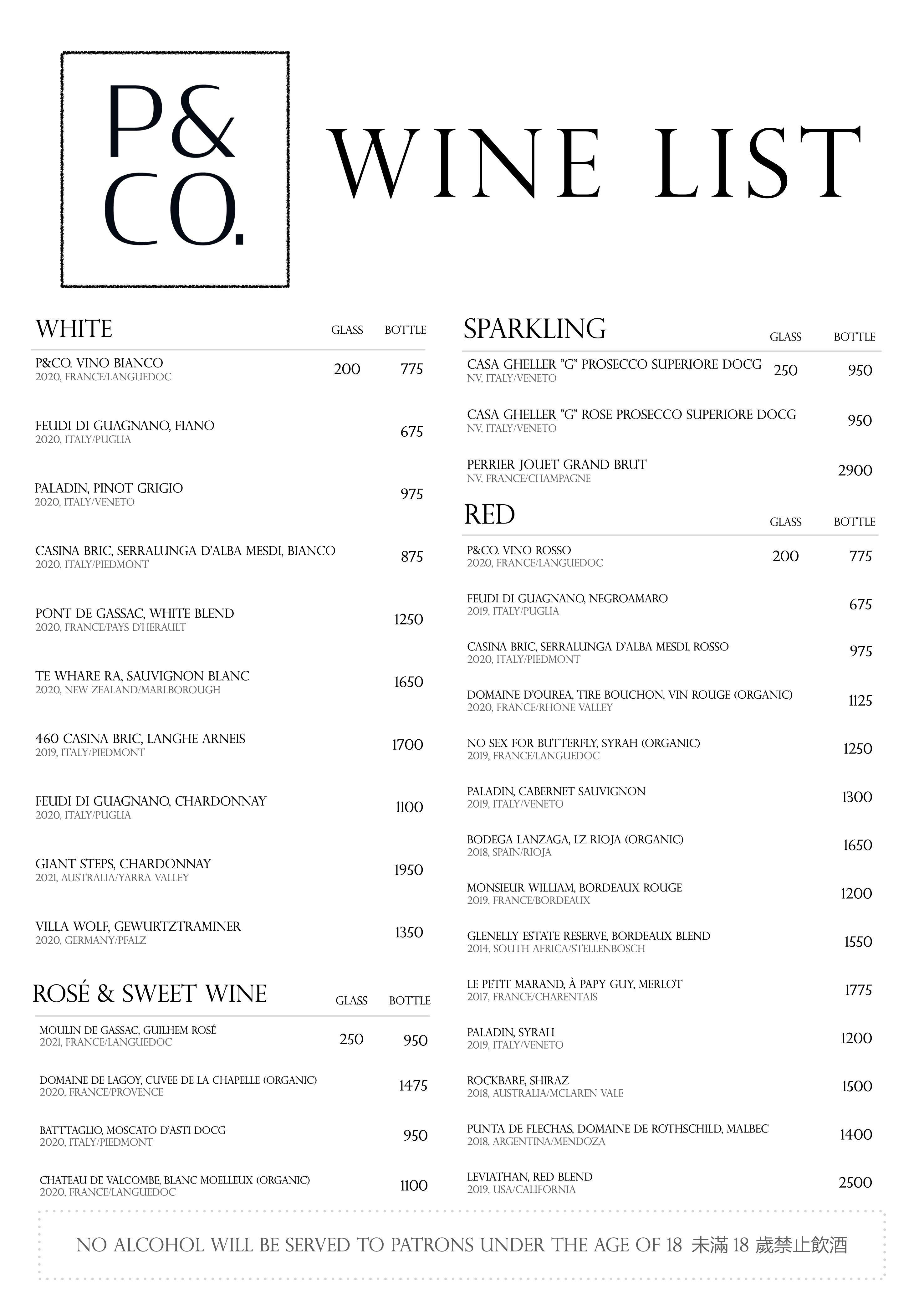 PASTA & CO. Book Now! inline online bookings